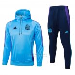 Sueter de Treinamento Argentina Crianca 2024-2025 Azul