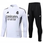 Sueter de Treinamento Real Madrid Crianca 2025-2026 Branco