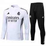 Sueter de Treinamento Real Madrid Crianca 2025-2026 Branco