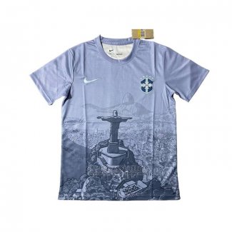 Tailandia Camisola Brasil Jesus 2025-2026 Cinza