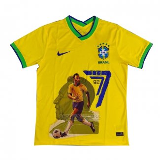 Tailandia Camisola Brasil Pele Special 2022 Amarelo