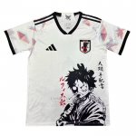 Tailandia Camisola Japao Anime Luffy 2024-2025 Branco