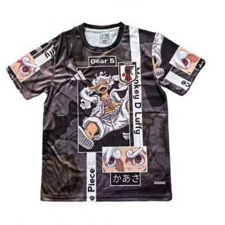 Tailandia Camisola Japao Anime 1º Piece 2025-2026 Preto