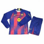 Camisola Barcelona 1º Manga Comprida Crianca 2025-2026