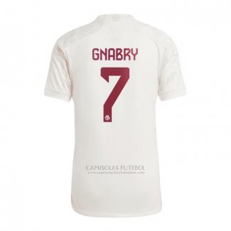 Camisola Bayern de Munique Jogador Gnabry 3º 2023-2024