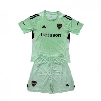 Camisola Boca Juniors Goleiro Crianca 2025 Verde