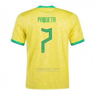 Camisola Brasil Jogador Paqueta 1º 2022