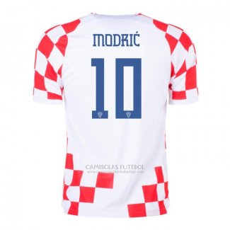 Camisola Croacia Jogador Modric 1º 2022