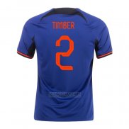 Camisola Holanda Jogador Timber 2º 2022