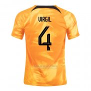 Camisola Holanda Jogador Virgil 1º 2022