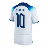 Camisola Inglaterra Jogador Sterling 1º 2022
