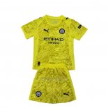Camisola Manchester City Goleiro Crianca 2025-2026 Amarelo