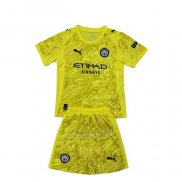 Camisola Manchester City Goleiro Crianca 2025-2026 Amarelo