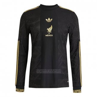Camisola Mexico Special Manga Comprida 2025 Preto