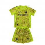 Camisola Olympique Marsella Goleiro Crianca 2025-2026 Amarelo