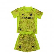 Camisola Olympique Marsella Goleiro Crianca 2025-2026 Amarelo