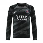 Camisola Paris Saint-Germain Goleiro Manga Comprida 2023-2024 Preto