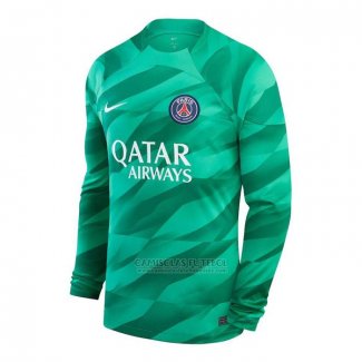 Camisola Paris Saint-Germain Goleiro Manga Comprida 2023-2024 Verde