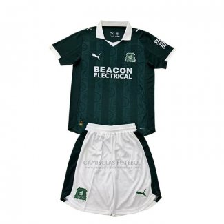 Camisola Plymouth Argyle 1º Crianca 2025-2026