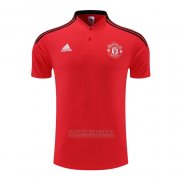 Camisola Polo del Manchester United 2022-2023 Vermelho