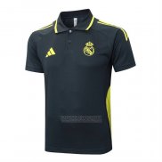 Camisola Polo del Real Madrid 2025-2026 Cinza Oscuro
