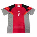 Camisola Pre Match del River 2024 Cinza Vermelho