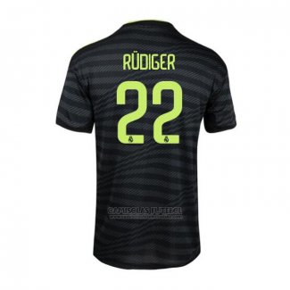 Camisola Real Madrid Jogador Rudiger 3º 2022-2023