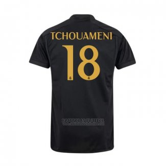 Camisola Real Madrid Jogador Tchouameni 3º 2023-2024