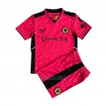 Camisola Wolves Goleiro Crianca 2021-2022 Rosa