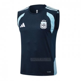 Camisola de Treinamento Argentina Sin Mangas 2025-2026 Azul