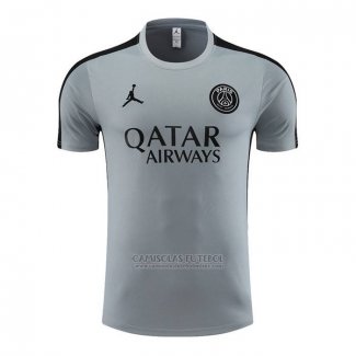 Camisola de Treinamento Paris Saint-Germain Jordan 2023-2024 Cinza