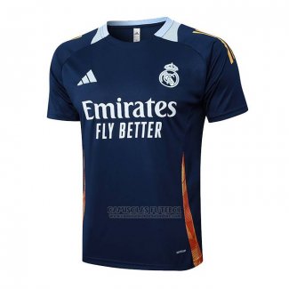 Camisola de Treinamento Real Madrid 2024-2025 Azul