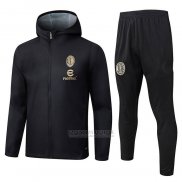Fato de Treino Blusao del AC Milao 2025-2026 Preto