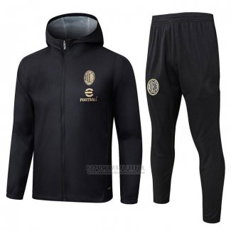 Fato de Treino Blusao del AC Milao 2025-2026 Preto
