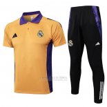 Conjunto Polo del Real Madrid 2024-2025 Amarelo