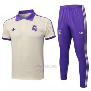 Conjunto Polo del Real Madrid 2025-2026 Amarelo