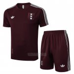 Fato de Treino Ajax Manga Curta 2025-2026 Vermelho - Calcas Curta