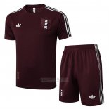 Fato de Treino Ajax Manga Curta 2025-2026 Vermelho - Calcas Curta