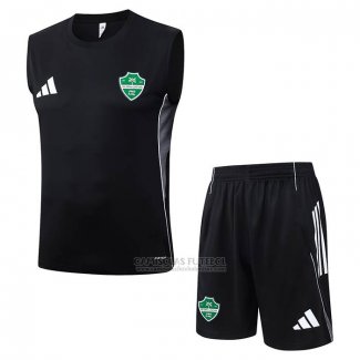 Fato de Treino Al-ahli Saudi Sin Mangas 2025-2026 Preto