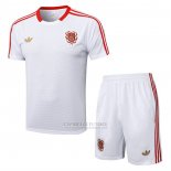 Fato de Treino Bayern de Munique 125 Aniversario Manga Curta 2025-2026 Branco - Calcas Curta
