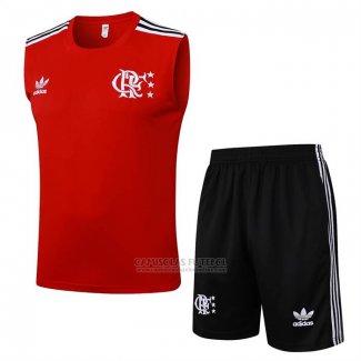 Fato de Treino Flamengo Sem Mangas 2025-2026 Vermelho