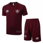 Fato de Treino Fluminense Manga Curta 2025-2026 Vermelho - Calcas Curta
