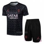 Fato de Treino Paris Saint-Germain Jordan Manga Curta 2024-2025 Preto - Calcas Curta