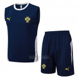 Fato de Treino Portugal Sem Mangas 2025-2026 Azul
