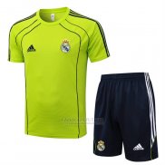 Fato de Treino Real Madrid Manga Curta 2025-2026 Verde - Calcas Curta