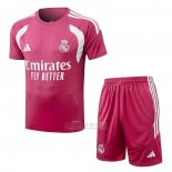 Fato de Treino Real Madrid Manga Curta 2026-2027 Rosa - Calcas Curta