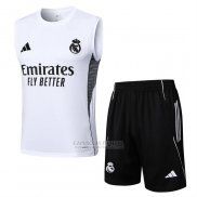 Fato de Treino Real Madrid Sem Mangas 2025-2026 Branco