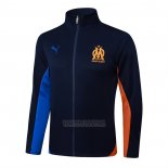 Jaqueta Olympique Marsella 2024-2025 Azul Laranja