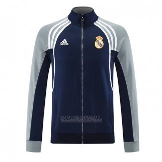 Jaqueta Real Madrid 2025-2026 Preto Cinza
