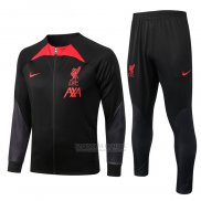 Jaqueta de Treinamento Liverpool 2022-2023 Preto